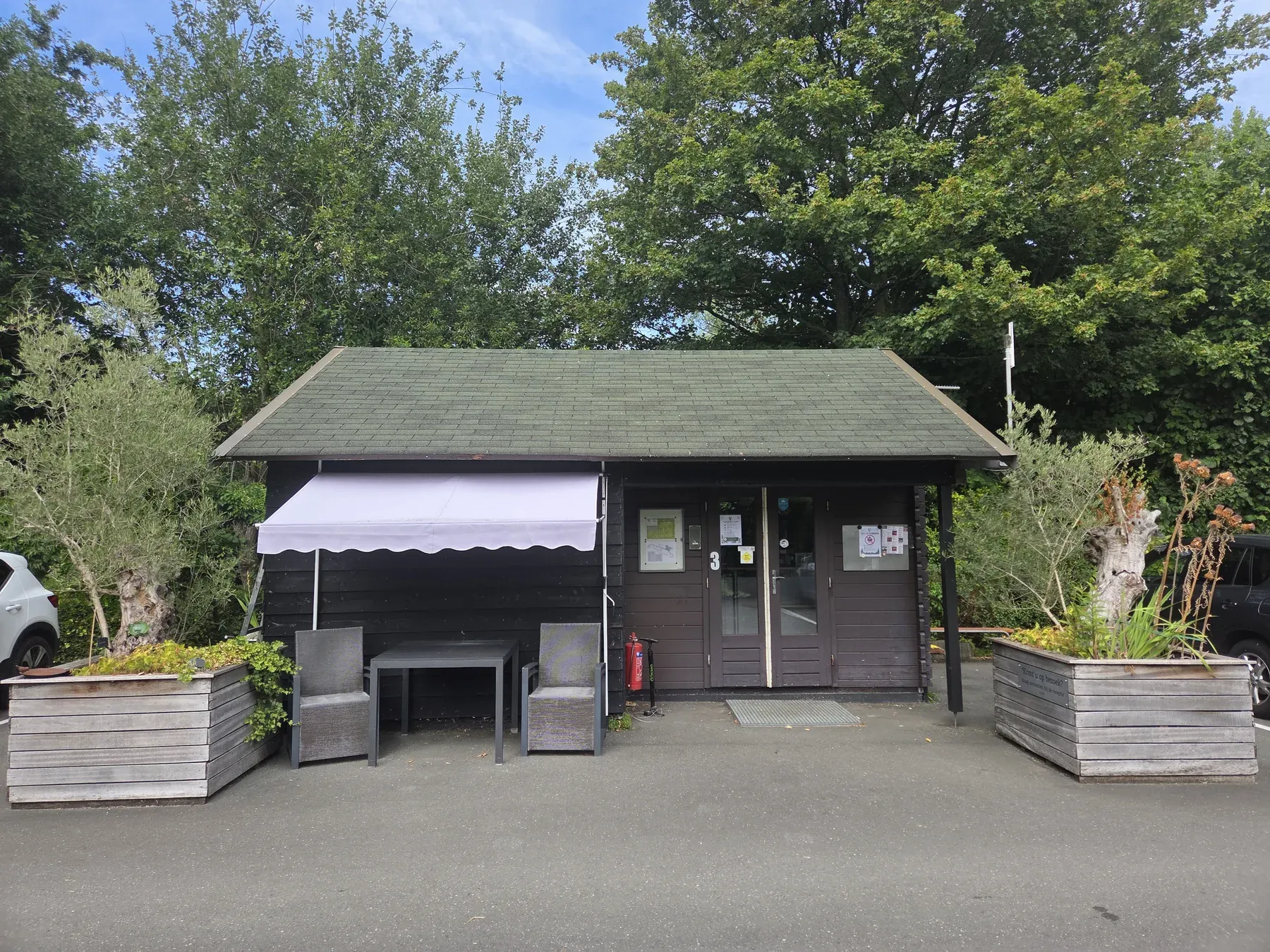 Bâtiment des équipements du Camping Het Loze Vissertje